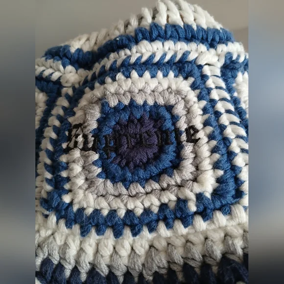 Supreme Crochet Crusher hat. Size M/L - threedaughtersproperties.com